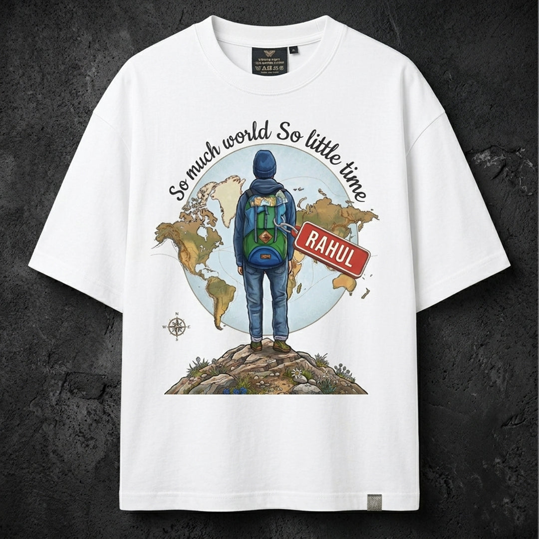 Travel lover Personalised Tshirt
