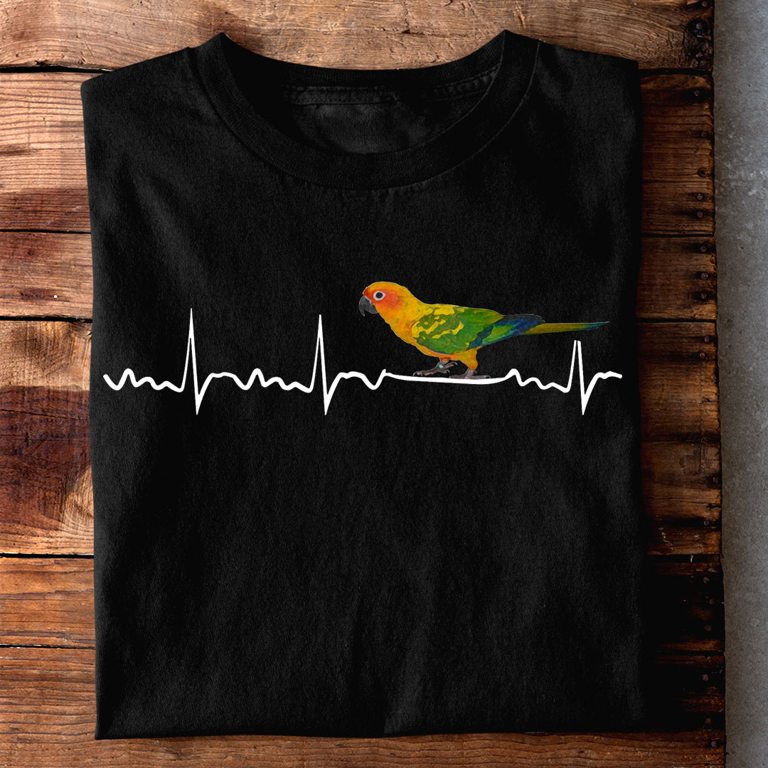 SUN CONURE IS MY HEARTBEAT TSHIRT