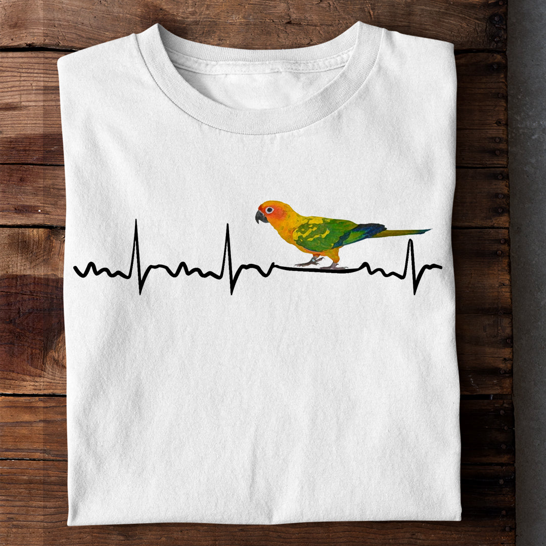 SUN CONURE IS MY HEARTBEAT TSHIRT