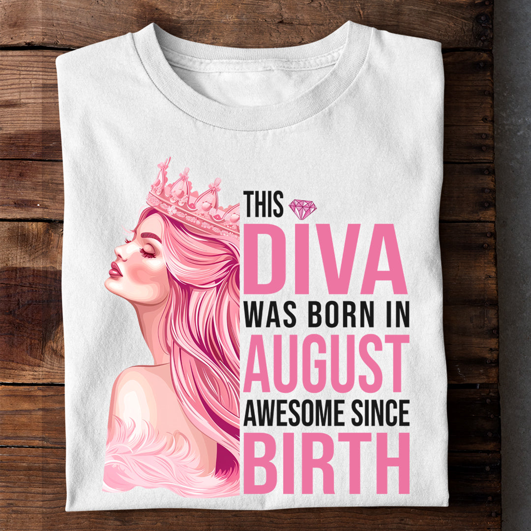 AUGUST DIVA LUXURY TSHIRT