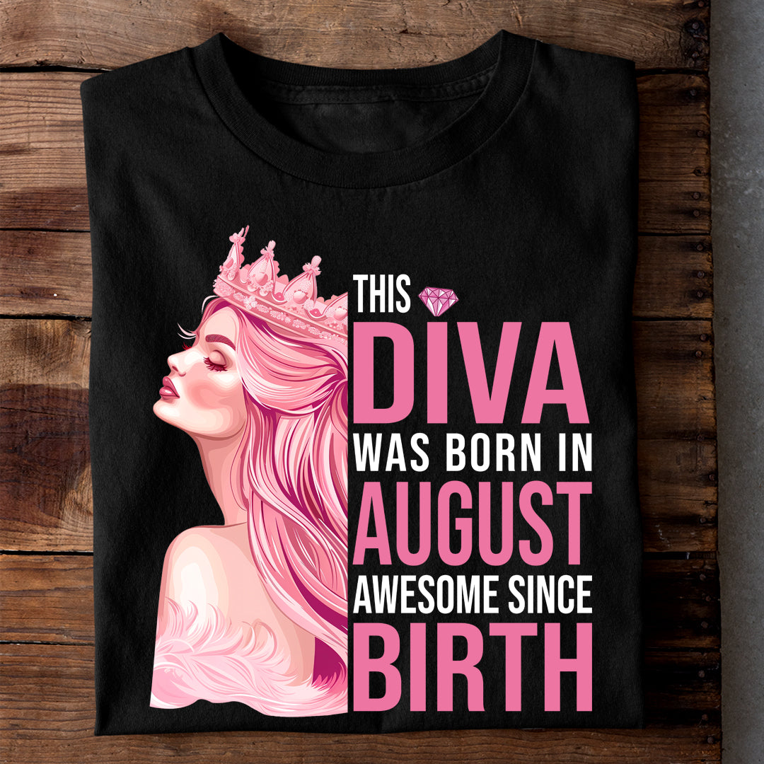 AUGUST DIVA LUXURY TSHIRT