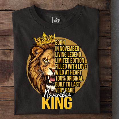 NOVEMBER KING PREMIUM QUALITY TSHIRT