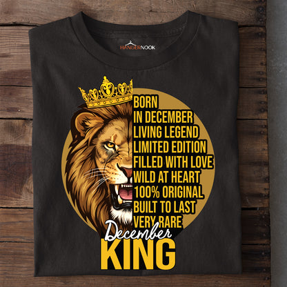 DECEMBER KING PREMIUM QUALITY TSHIRT