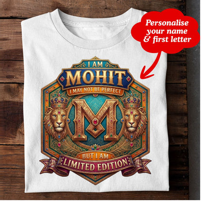 PERSONALISE YOUR NAME TSHIRT FOR MEN