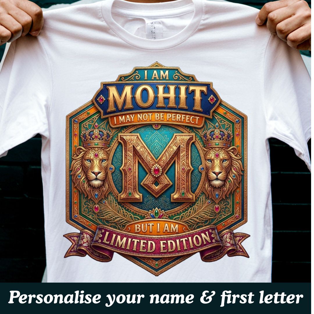 PERSONALISE YOUR NAME TSHIRT FOR MEN