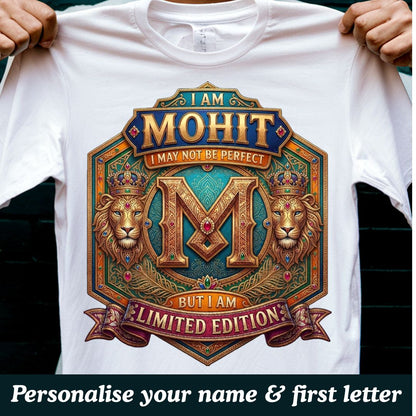 PERSONALISE YOUR NAME TSHIRT FOR MEN