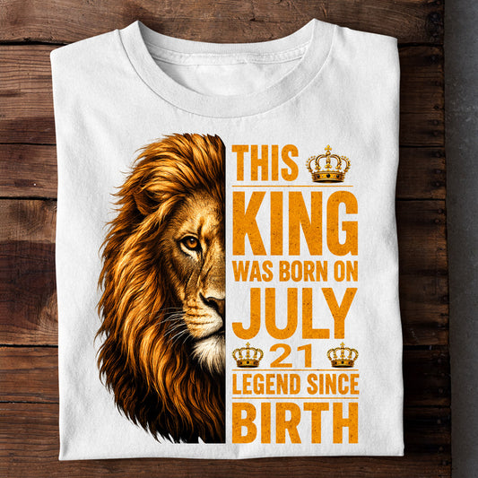 JULY 21 KING TSHIRT