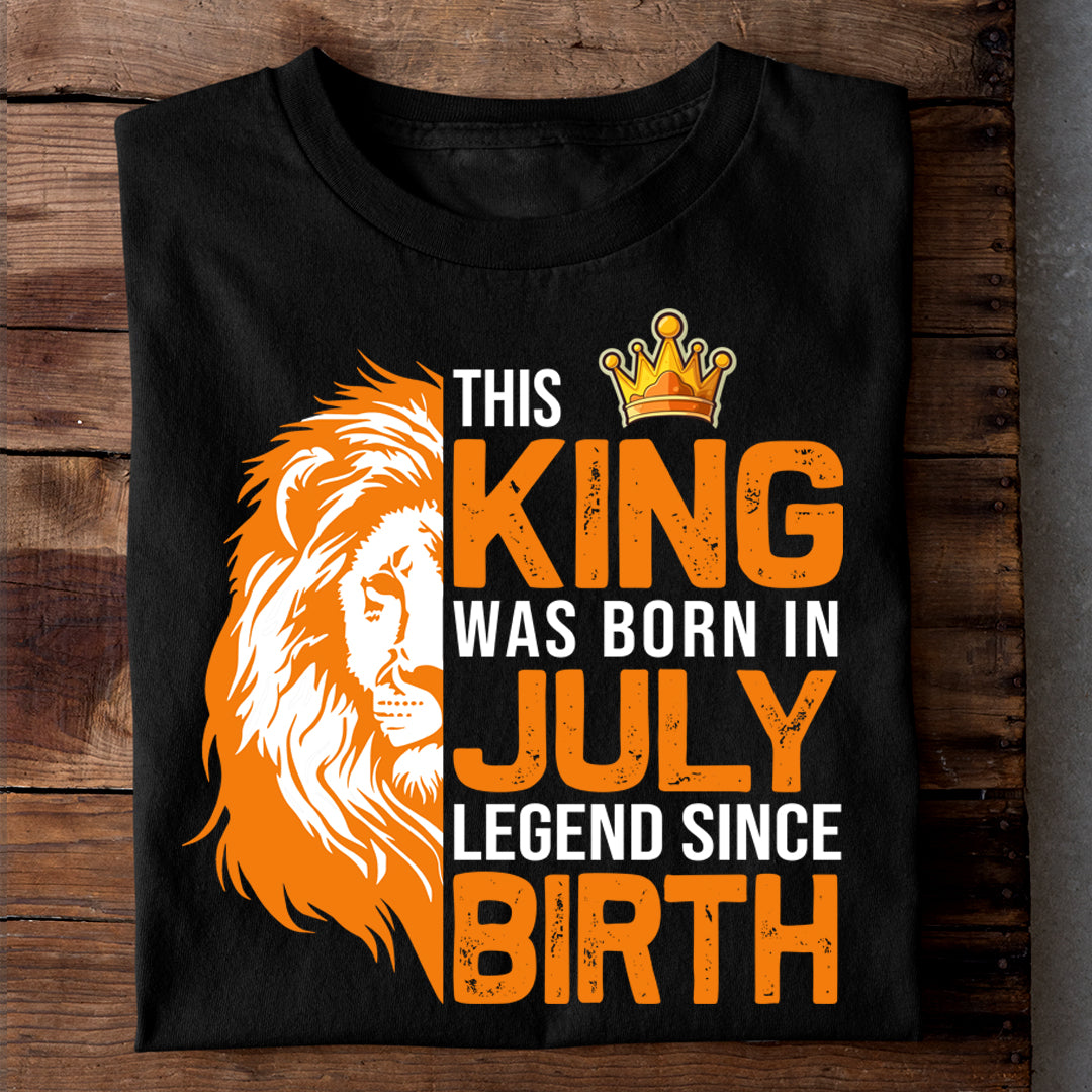 KING OF JULY LUXURY TSHIRT