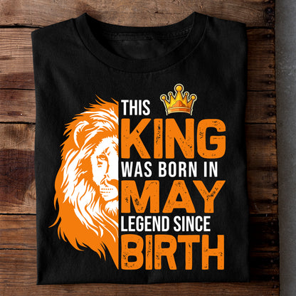 King of May Premium Quality Tshirt