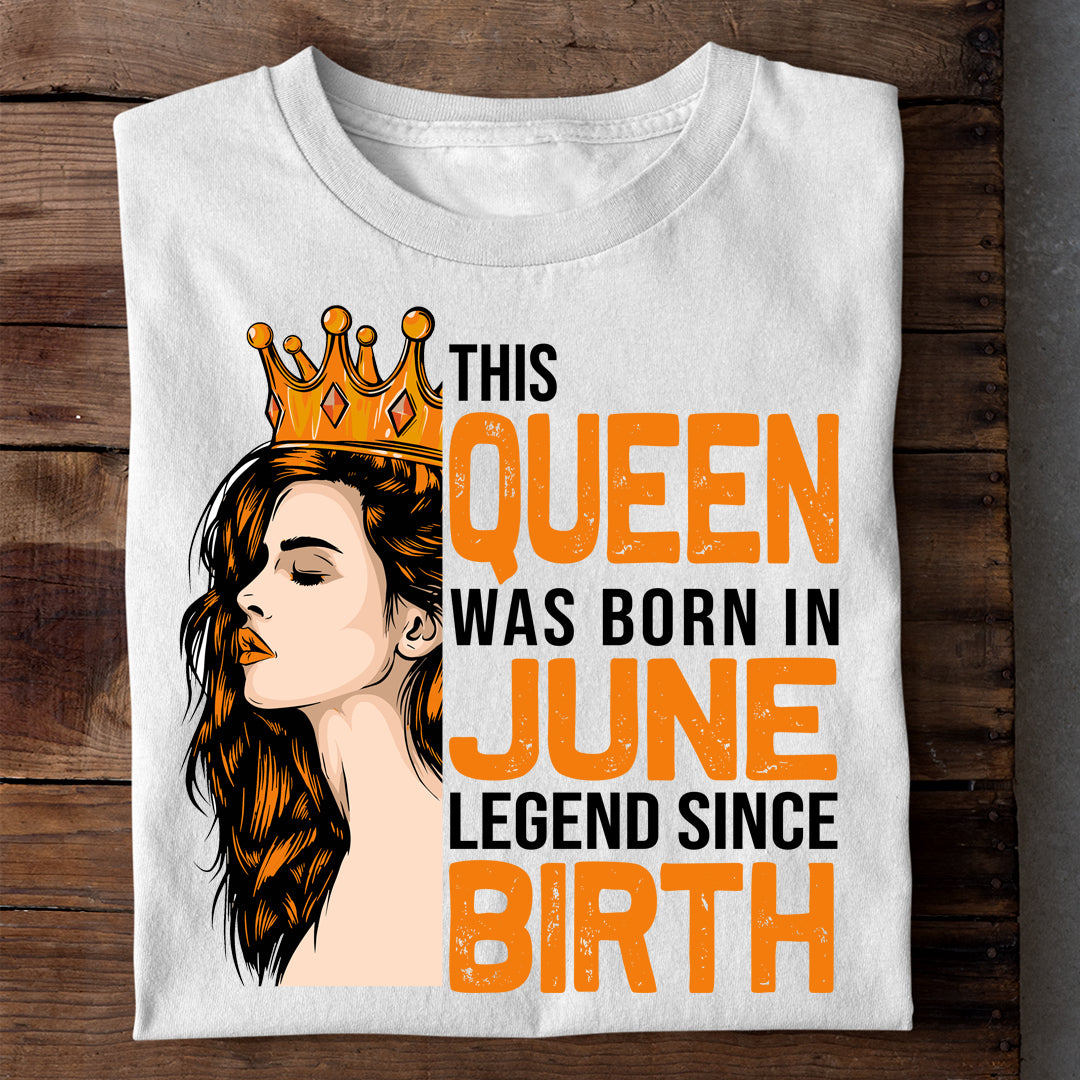 QUEEN OF JUNE LUXURY TSHIRT