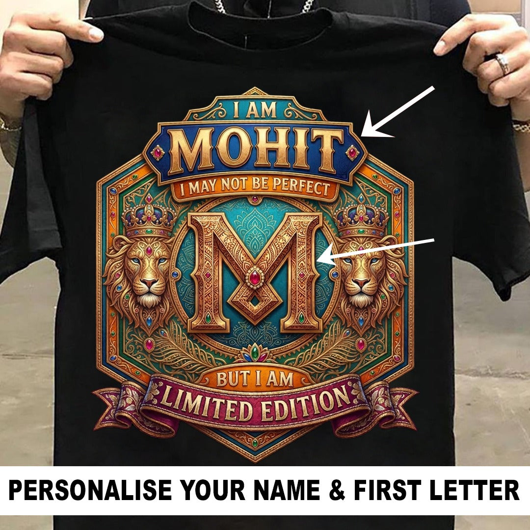 PERSONALISE YOUR NAME TSHIRT FOR MEN