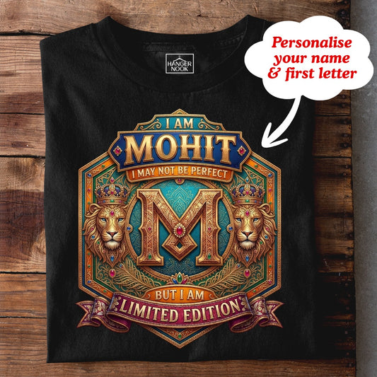 PERSONALISE YOUR NAME TSHIRT FOR MEN